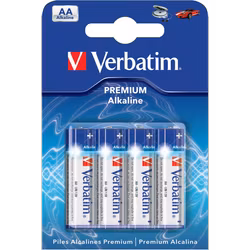 Verbatim AA Alkaline Batterier – 4-pack | 1,5V