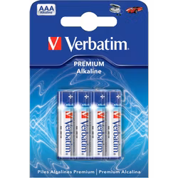 Verbatim AAA Alkaline Batterier – 4-pack | 1,5V