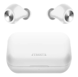 STREETZ TWS-111 Trådlösa In-Ear Hörlurar – Vit | Bluetooth 5 och Laddningetui