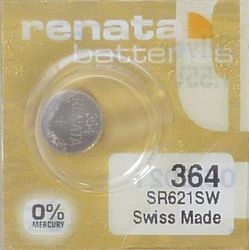 Klockbatteri Renata Premium 364 / SR621SW / SR60