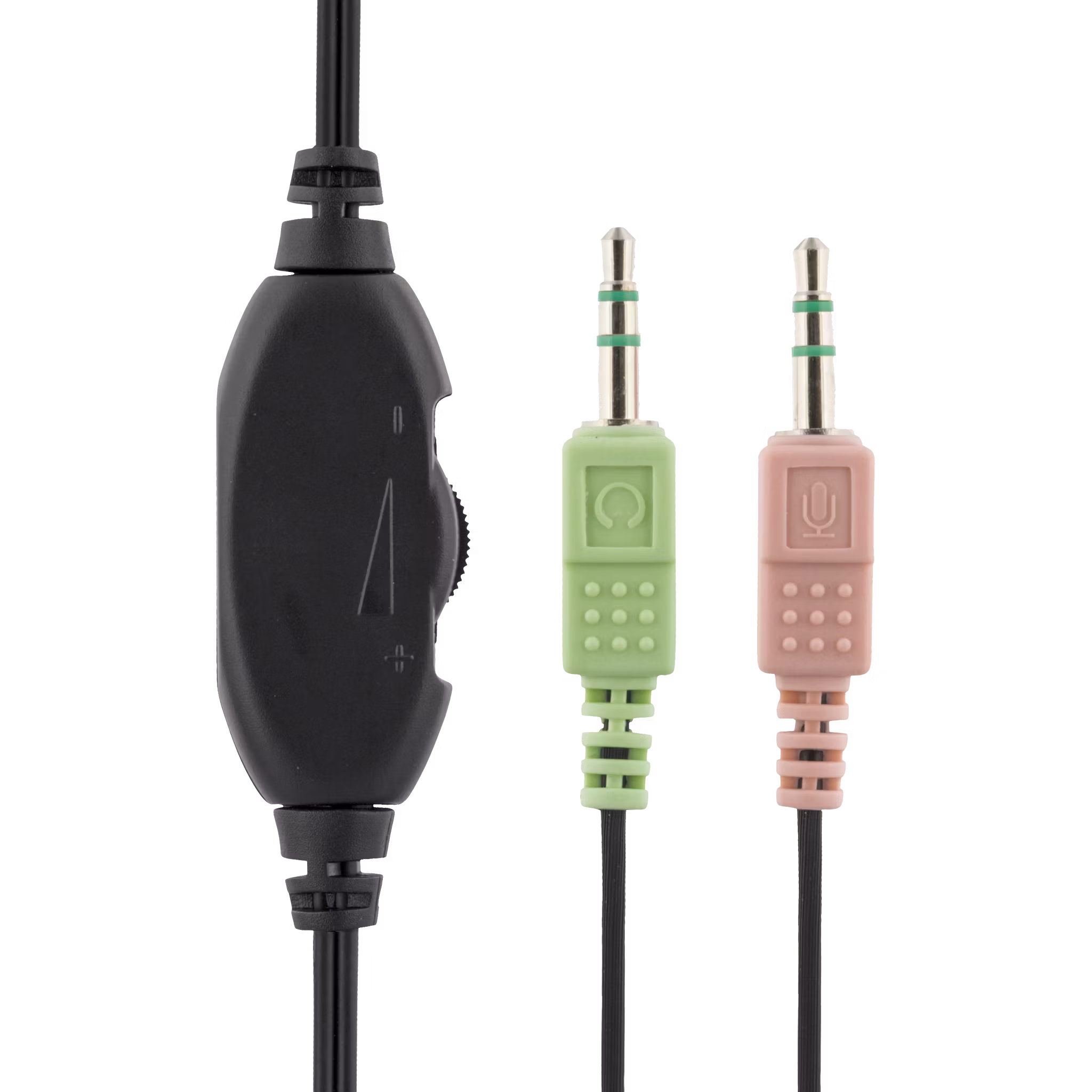 DELTACO HL-7 Headset – 3,5 mm, Volymkontroll & Bommikrofon
