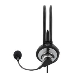 DELTACO HL-7 Headset – 3,5 mm, Volymkontroll & Bommikrofon