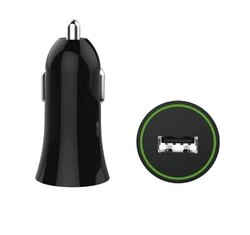 Essentials Billaddare 12W – USB-A (Svart)