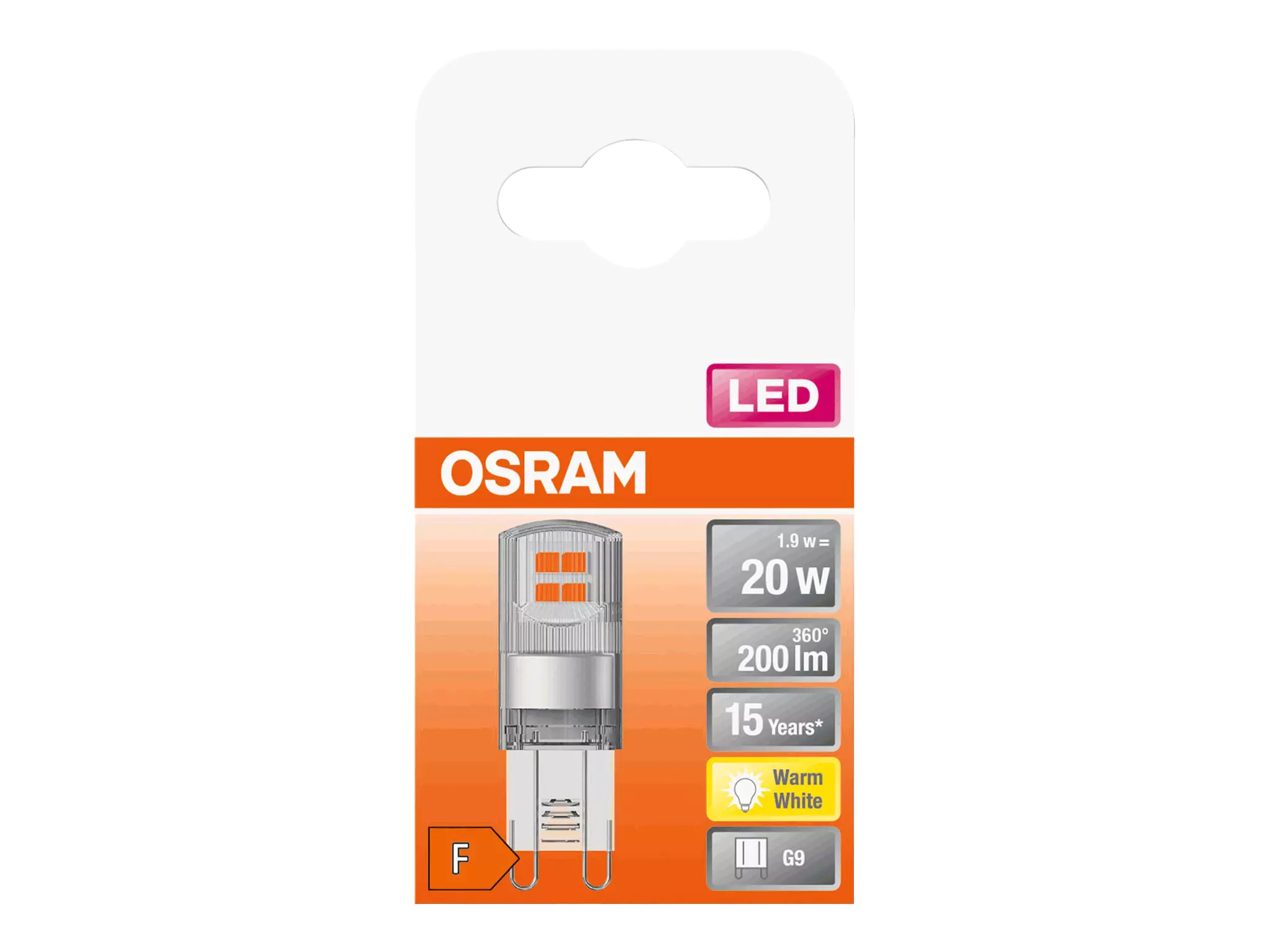 LEDVANCE LED PIN G9 – Energieffektiv 20W Ersättning (Klar)