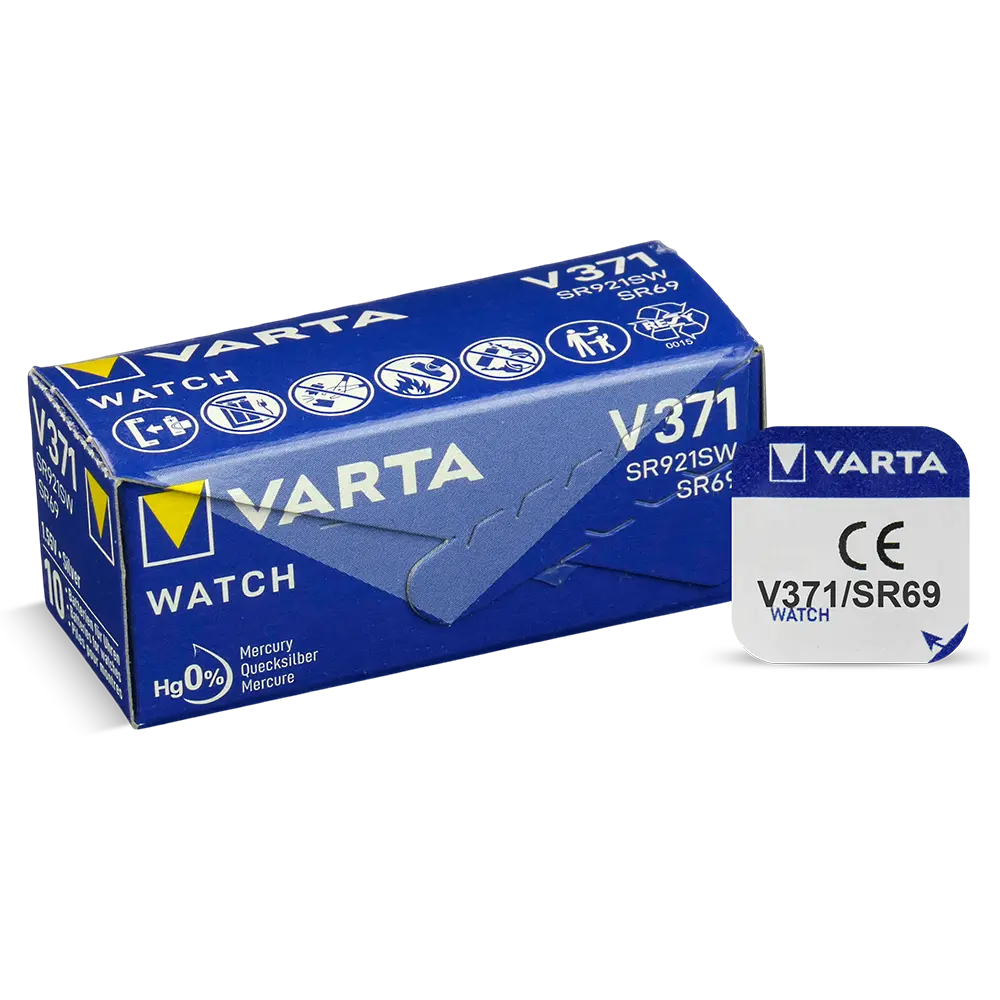 Varta 371 V371 SR69 SR920SW SR921SW klockbatteri