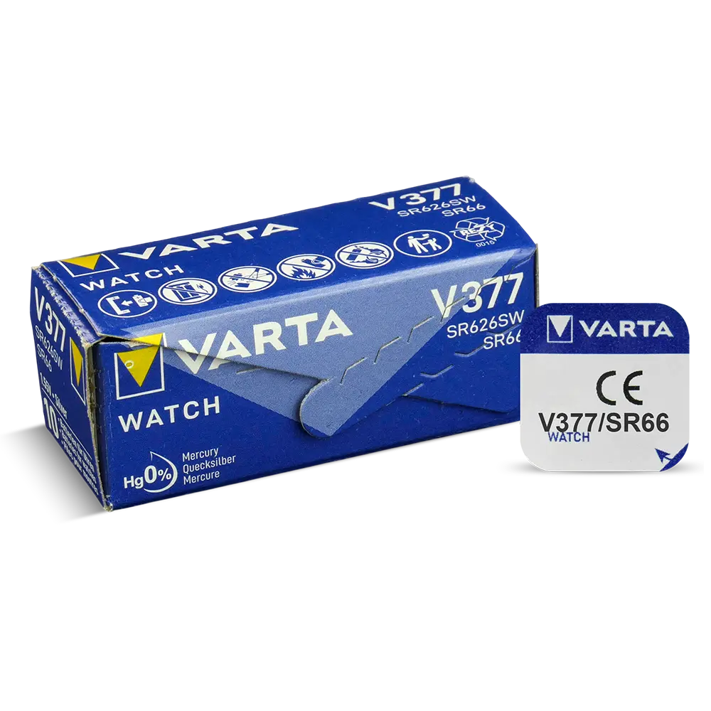 Klockbatteri Varta 377 / V377 / SR626SW / SR66 – 1,55 V