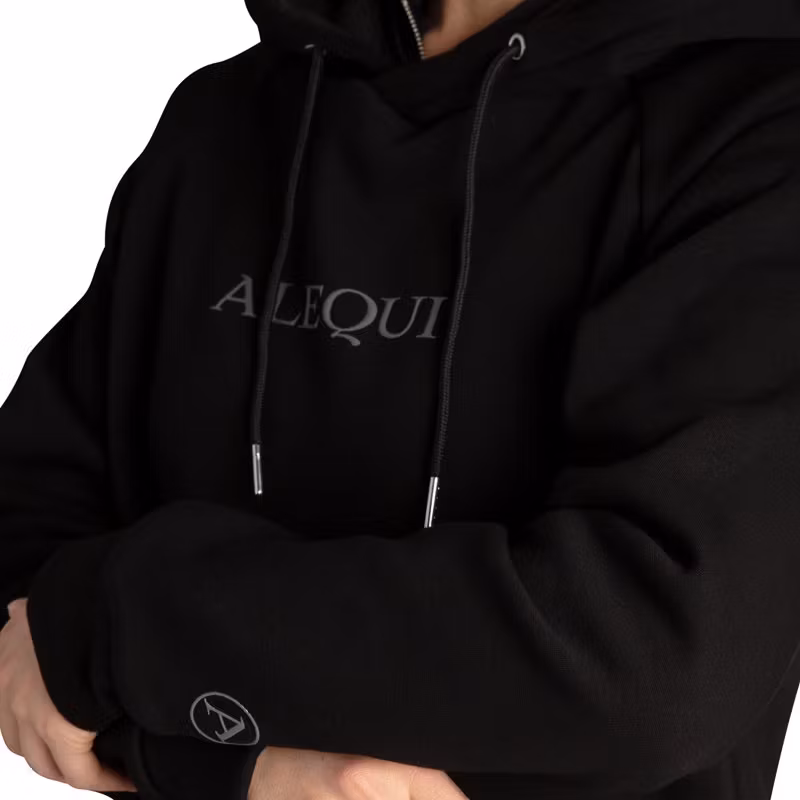 ALEQUI Hoodie Nova, Svart