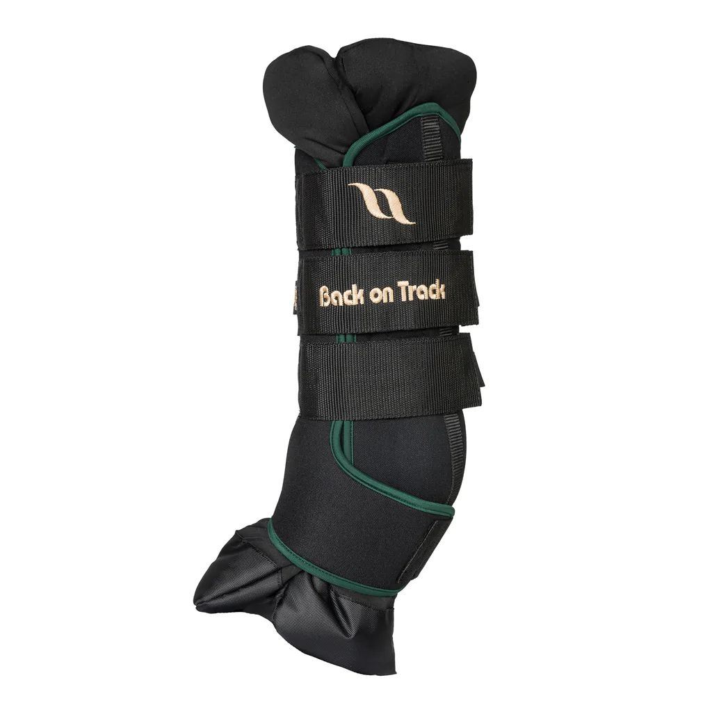 Smidiga stallbandage i deluxe-utförande, med Welltex®-teknologi. Back on Track Royal Quick Wraps Deluxe, Grön