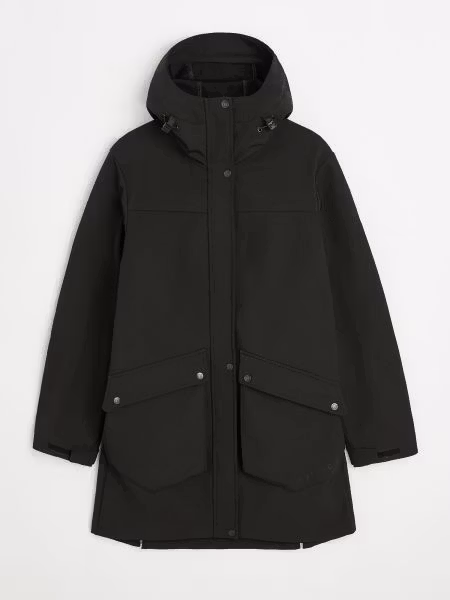 Jacson Bodil Lång Ridjacka Softshell, Svart