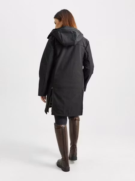 Jacson Bodil Lång Ridjacka Softshell, Svart