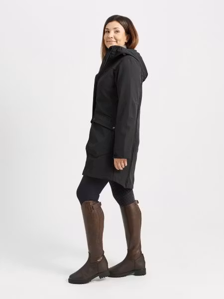 Jacson Bodil Lång Ridjacka Softshell, Svart