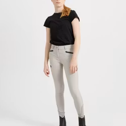 Jacson Hedvig Ridbyxa knäskodd Junior, Beige