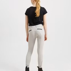 Jacson Hedvig Ridbyxa knäskodd Junior, Beige