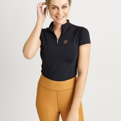 Jacson Maja Ridtopp med zip, Svart