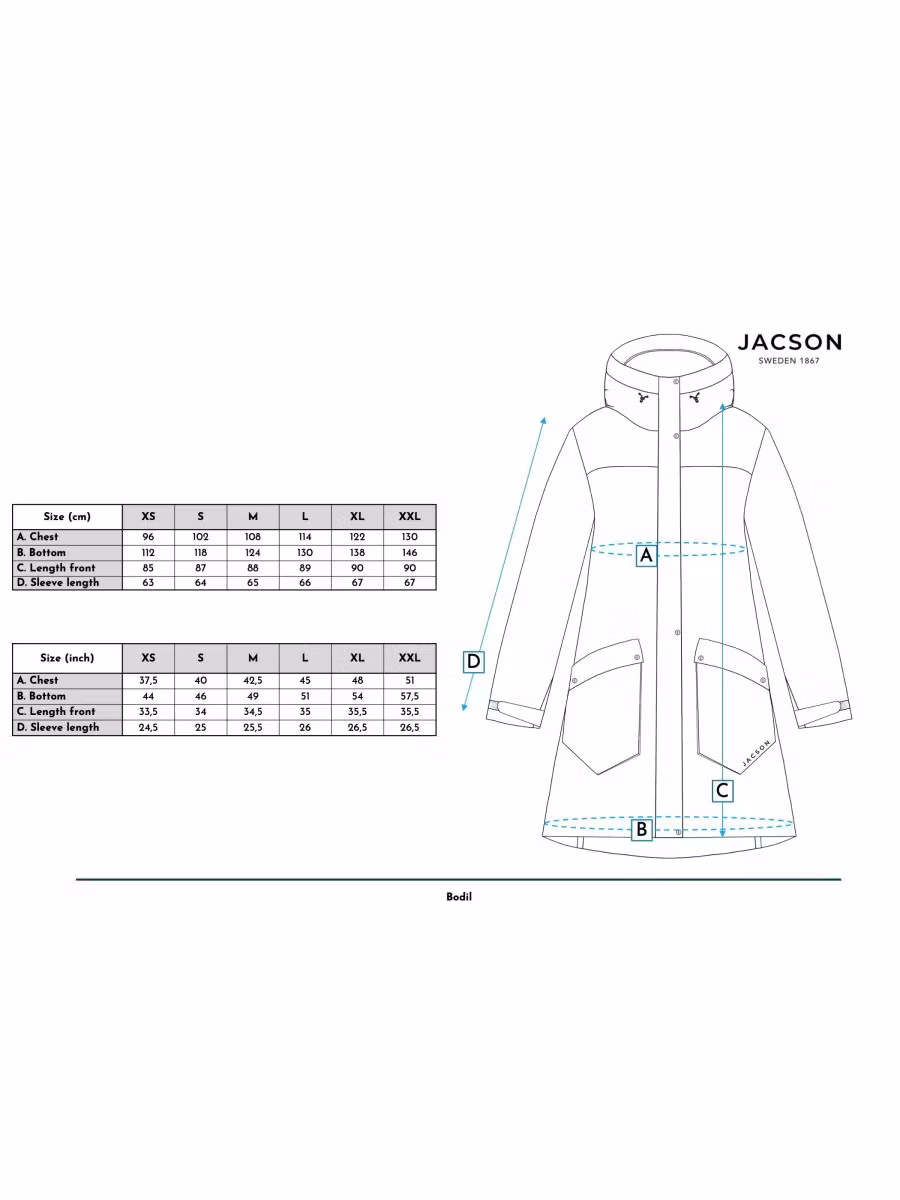 Jacson Bodil Lång Ridjacka Softshell, Svart