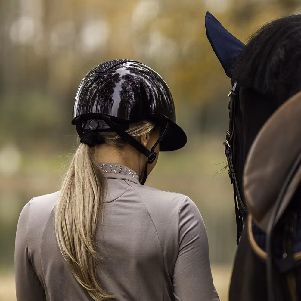 HANSBO SPORT Ridhjälm MIPS Vision Glitter