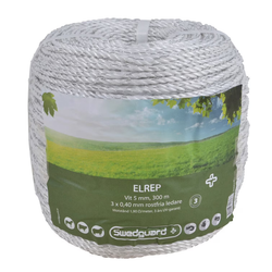 SWEDGUARD Elrep + 5 mm vit 300 m 3x0,4 tross