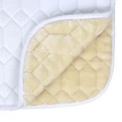 HANSBO SPORT Schabrak SHEEPLIKE Dressyr Full, Vit