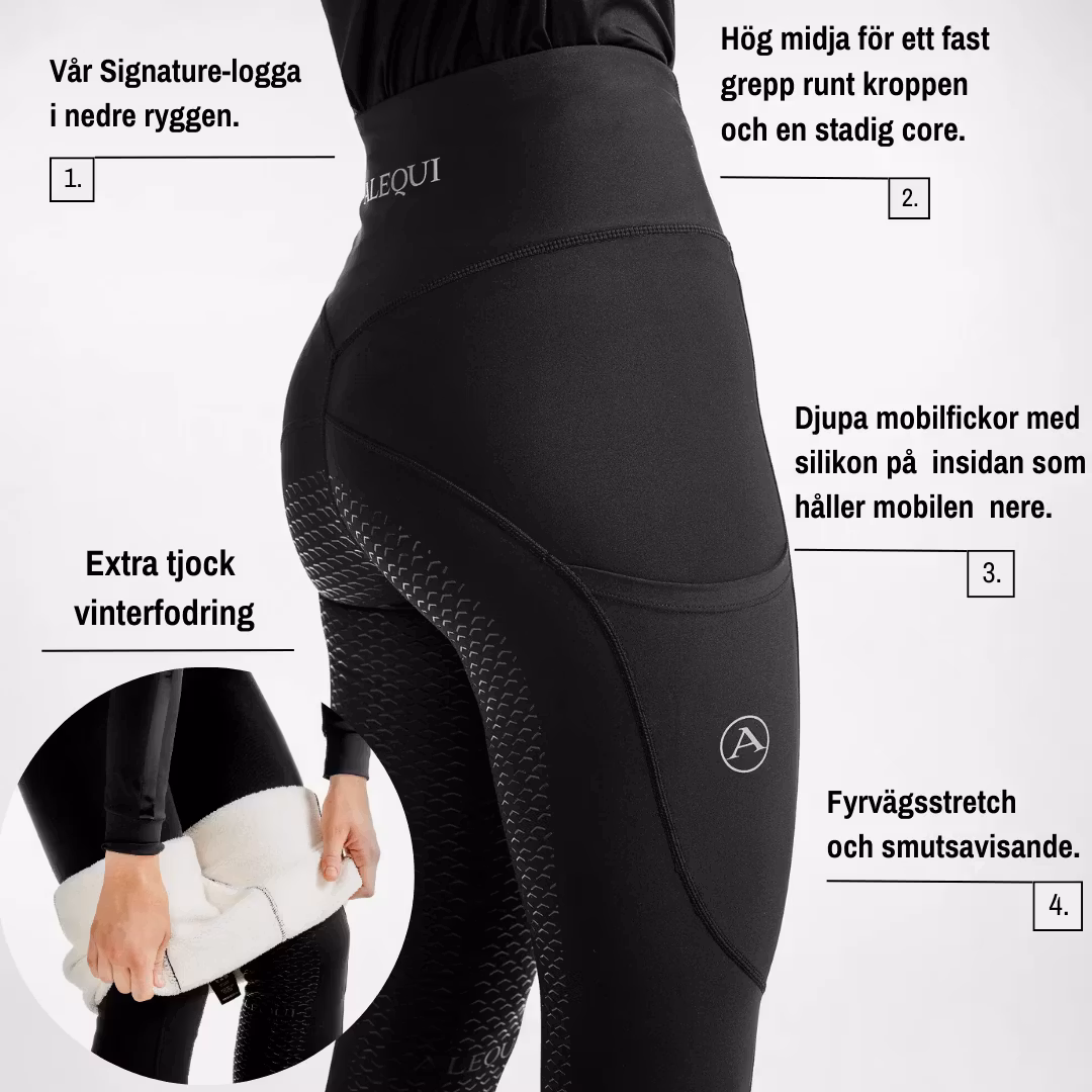 ALEQUI Elda Vinterleggings Svart