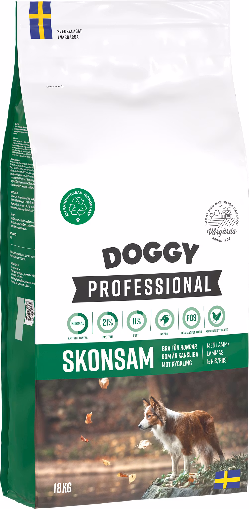Doggy Professional Skonsam Hundfoder