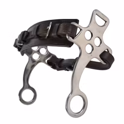 HANSBO SPORT Hackamore med korta skänklar, brun