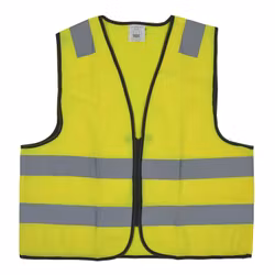 HANSBO SPORT Reflexväst m dragkedja, CE-märkt