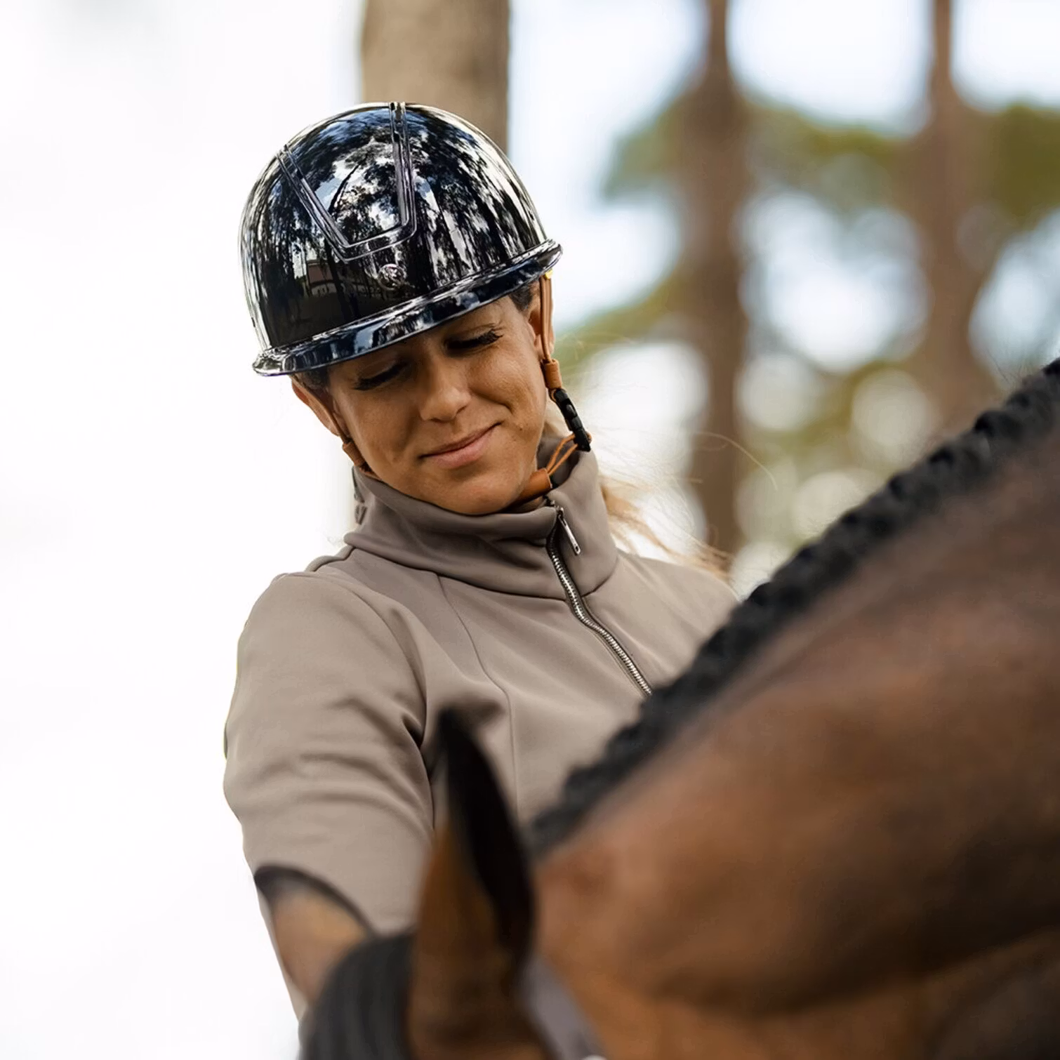HANSBO SPORT Ridhjälm Mips Vision Shiny Gem