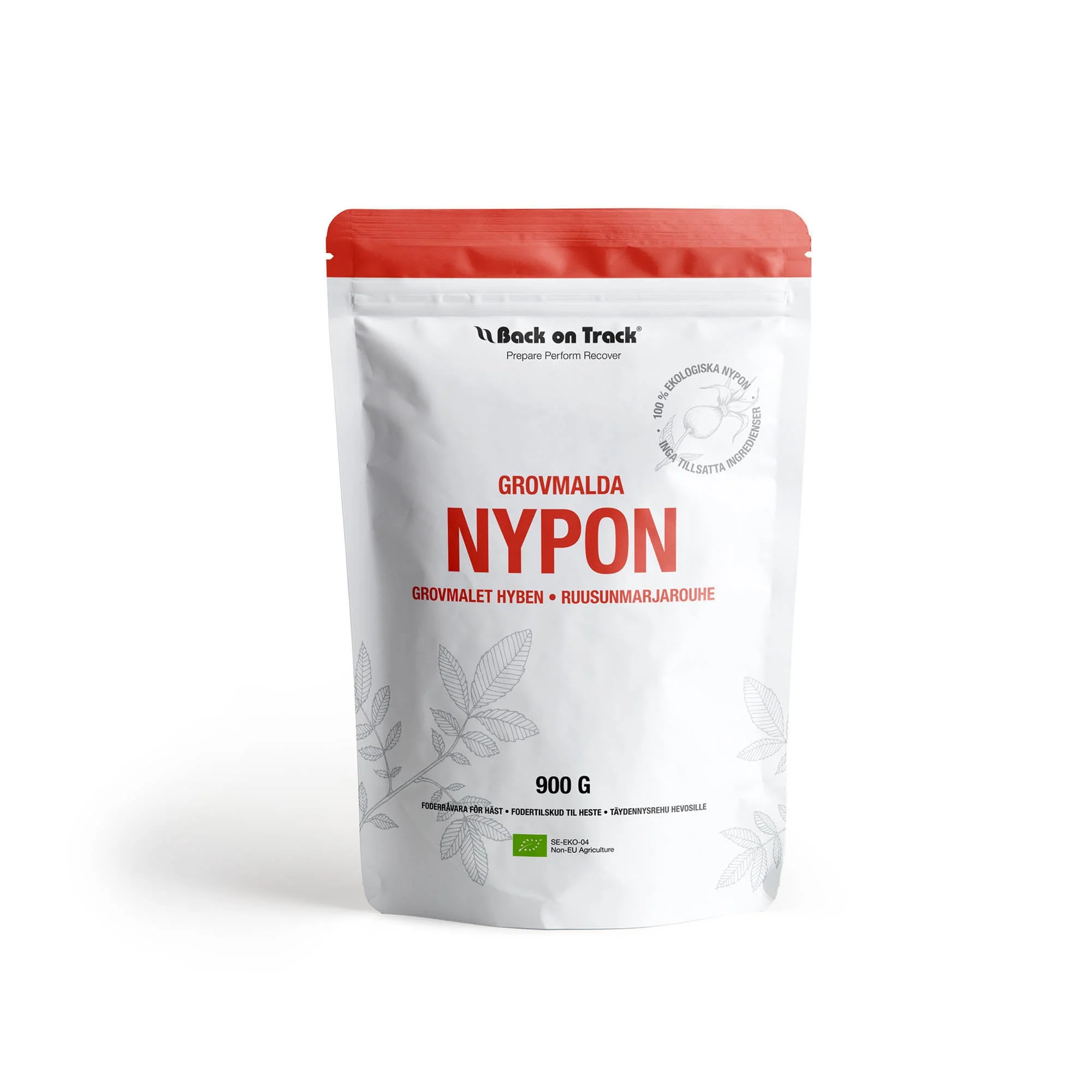 Back on Track Nyponpulver Grovmalet Foder (EKO) 900 g