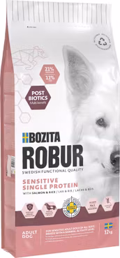 Bozita Robur Adult Sensitive Singel Protein Salmon Hundfoder 12 kg