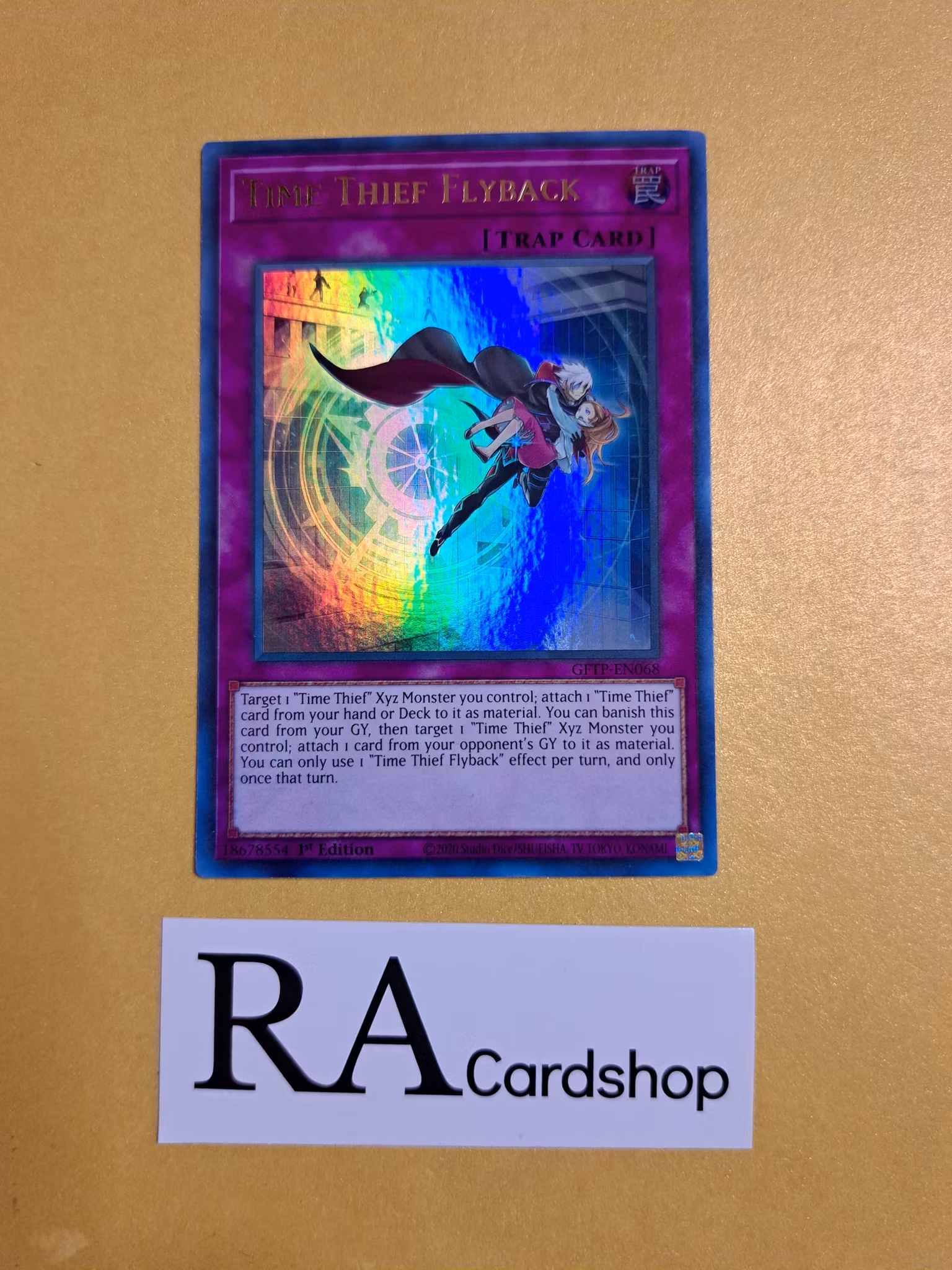 Time Thief Flyback 1st Edition EN068 Ghosts From the Past GFTP Yu-Gi-Oh
