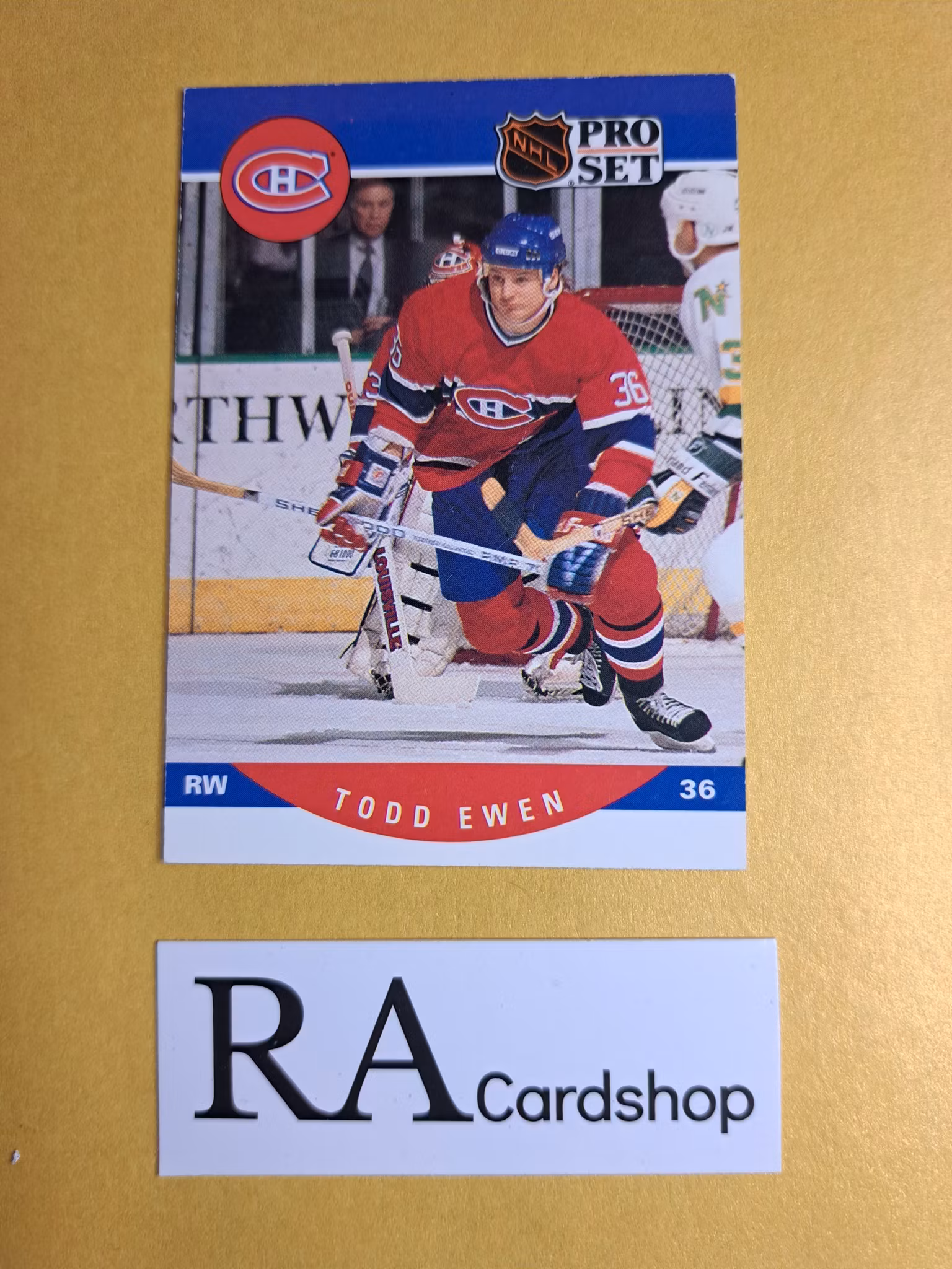Todd Ewen 90-91 Pro Set #36 NHL Hockey