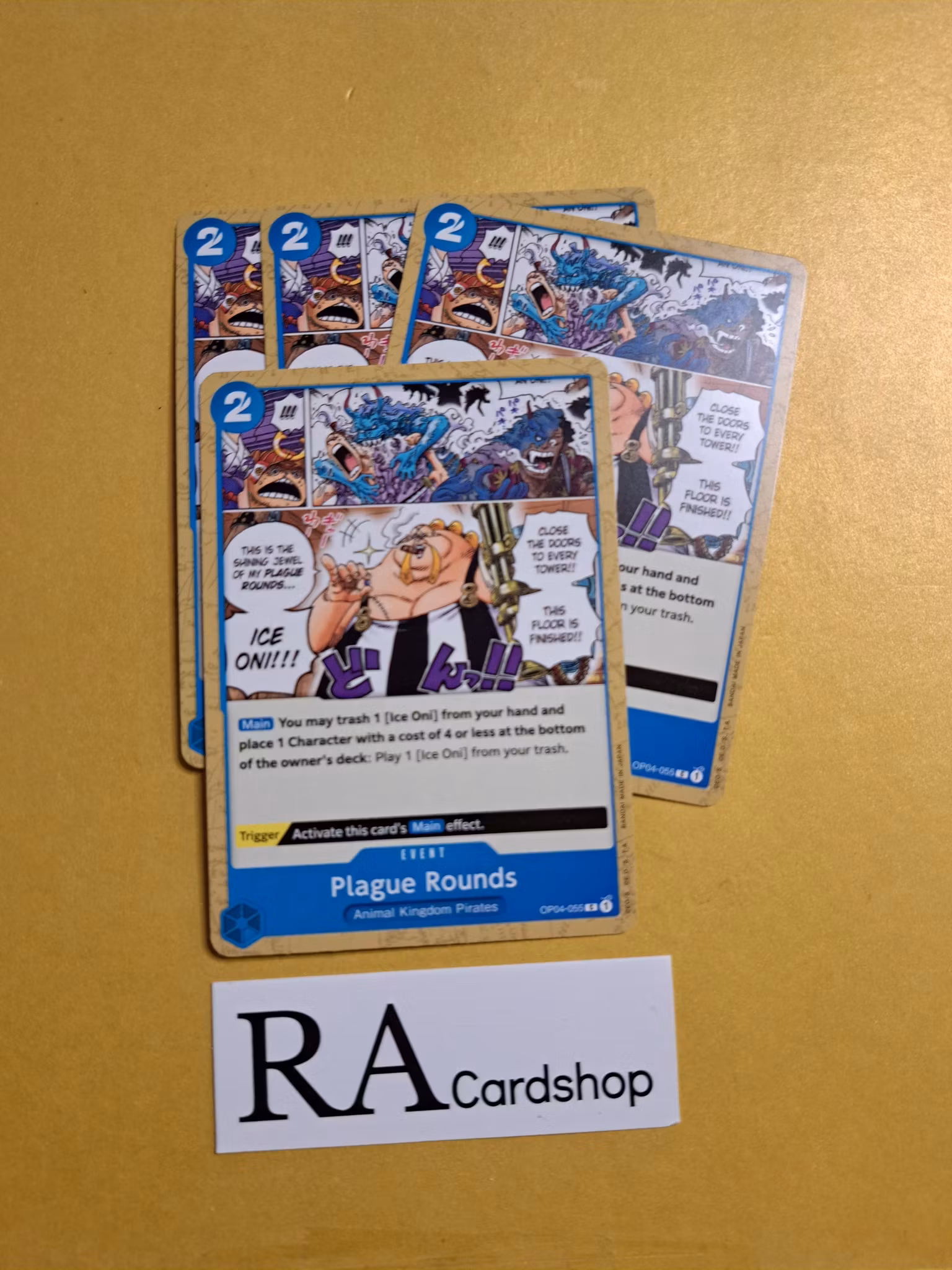 Dragon Twister Demolition Breath Uncommon Playset OP04-057 Kingdoms of Intrigue OP04 One Piece Card Game