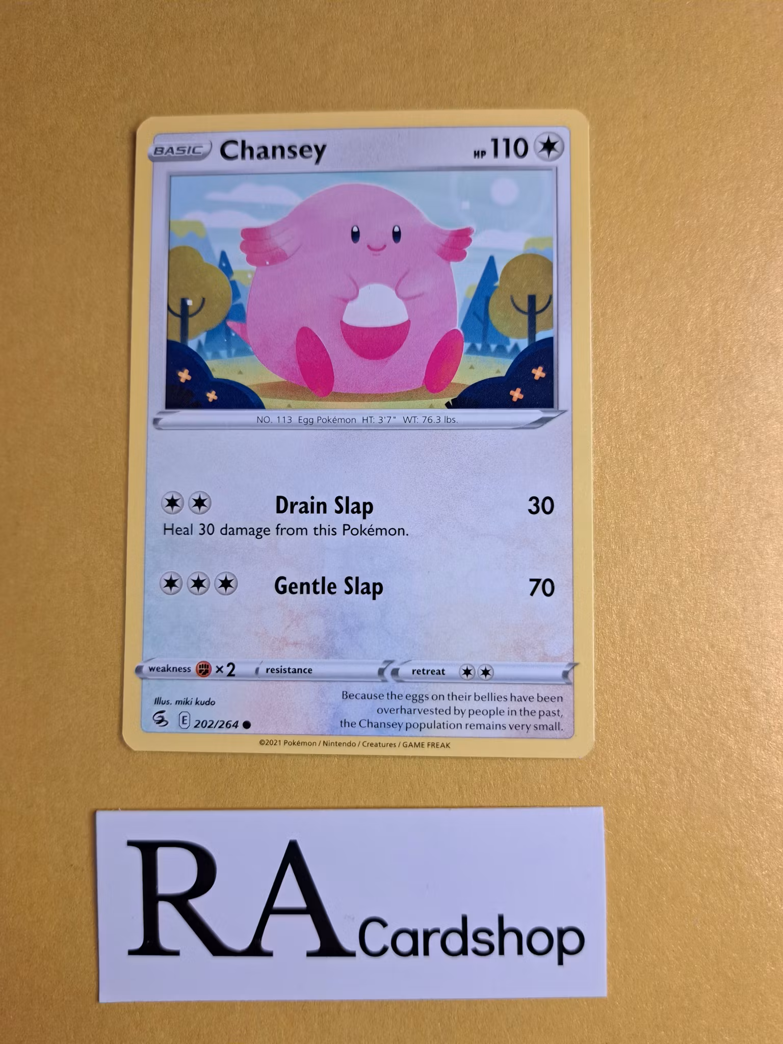 Blissey Rare 203/264 Fusion Strike Pokemon