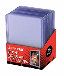 Ultra Pro Toploader 3" X 4" Clear Regular (25 pack)