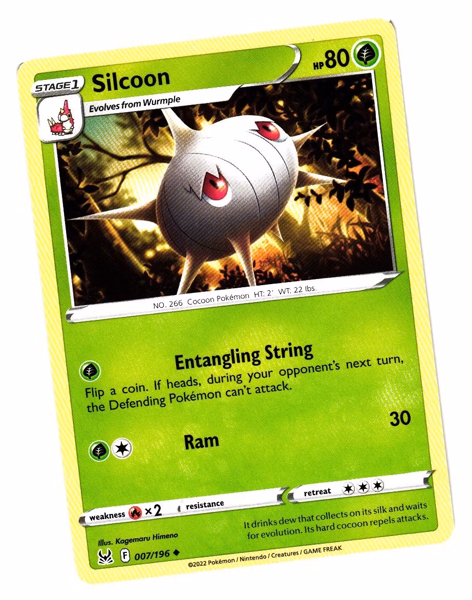 Silcoon Uncommon 007/196 Lost Origin