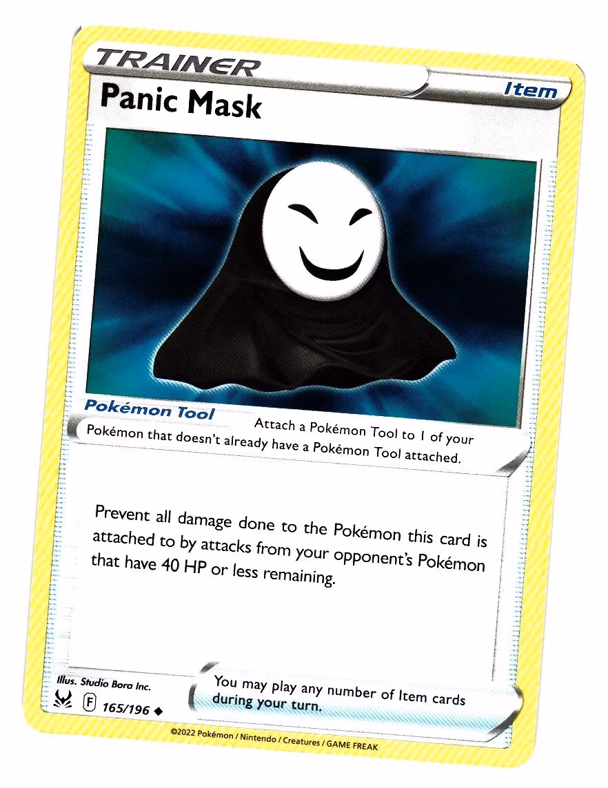Panic Mask Uncommon 165/196 Lost Origin Pokemon