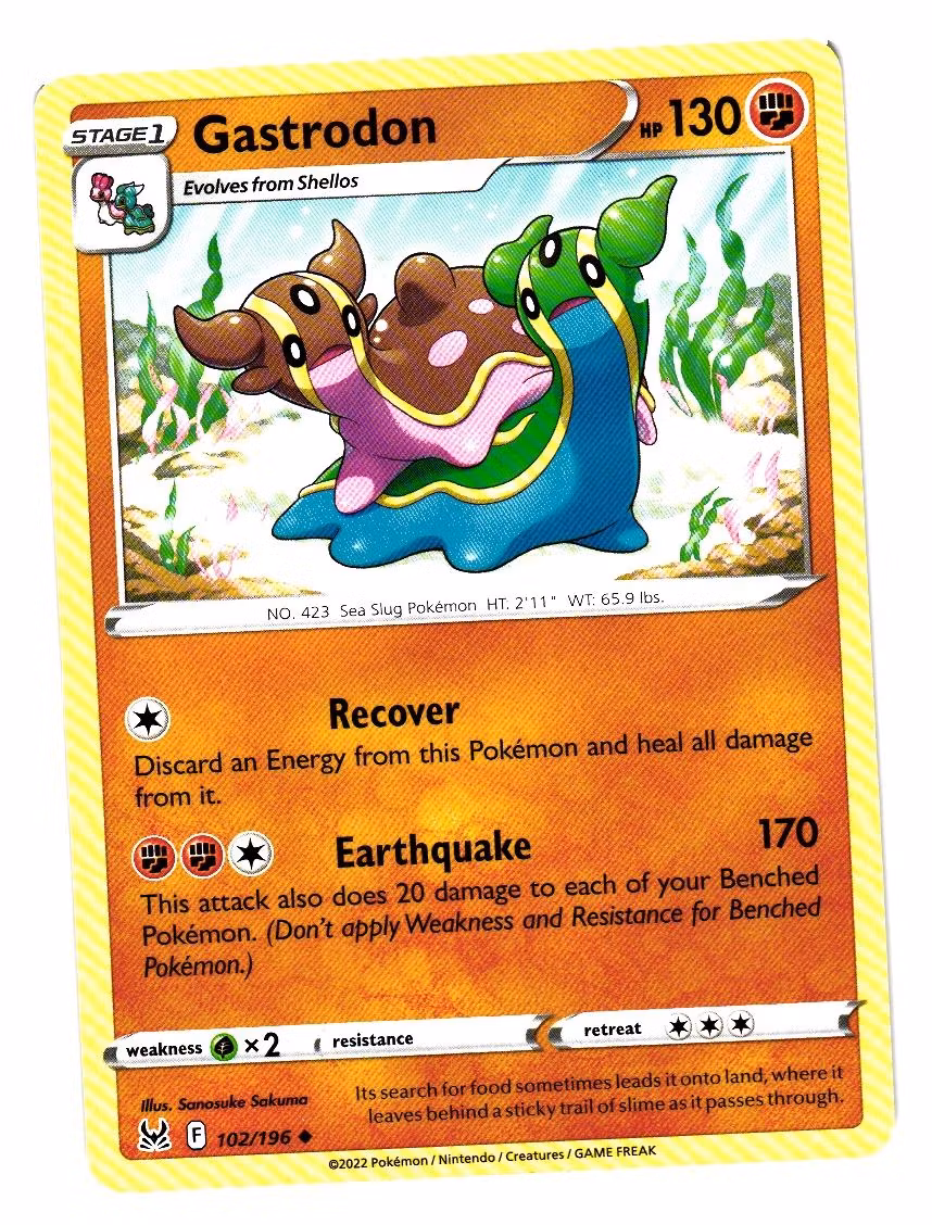 Gastrodon Uncommon 102/196 Lost Origin Pokemon