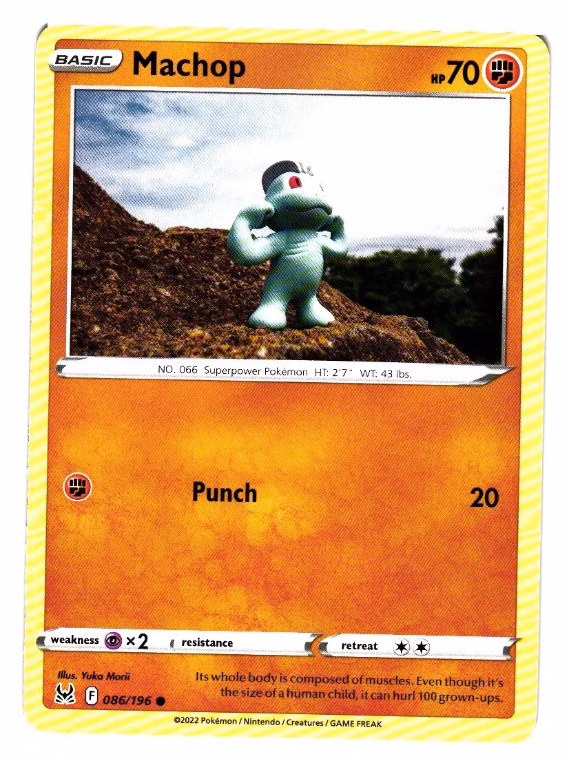 Machop Common 086/196 Lost Origin Pokemon