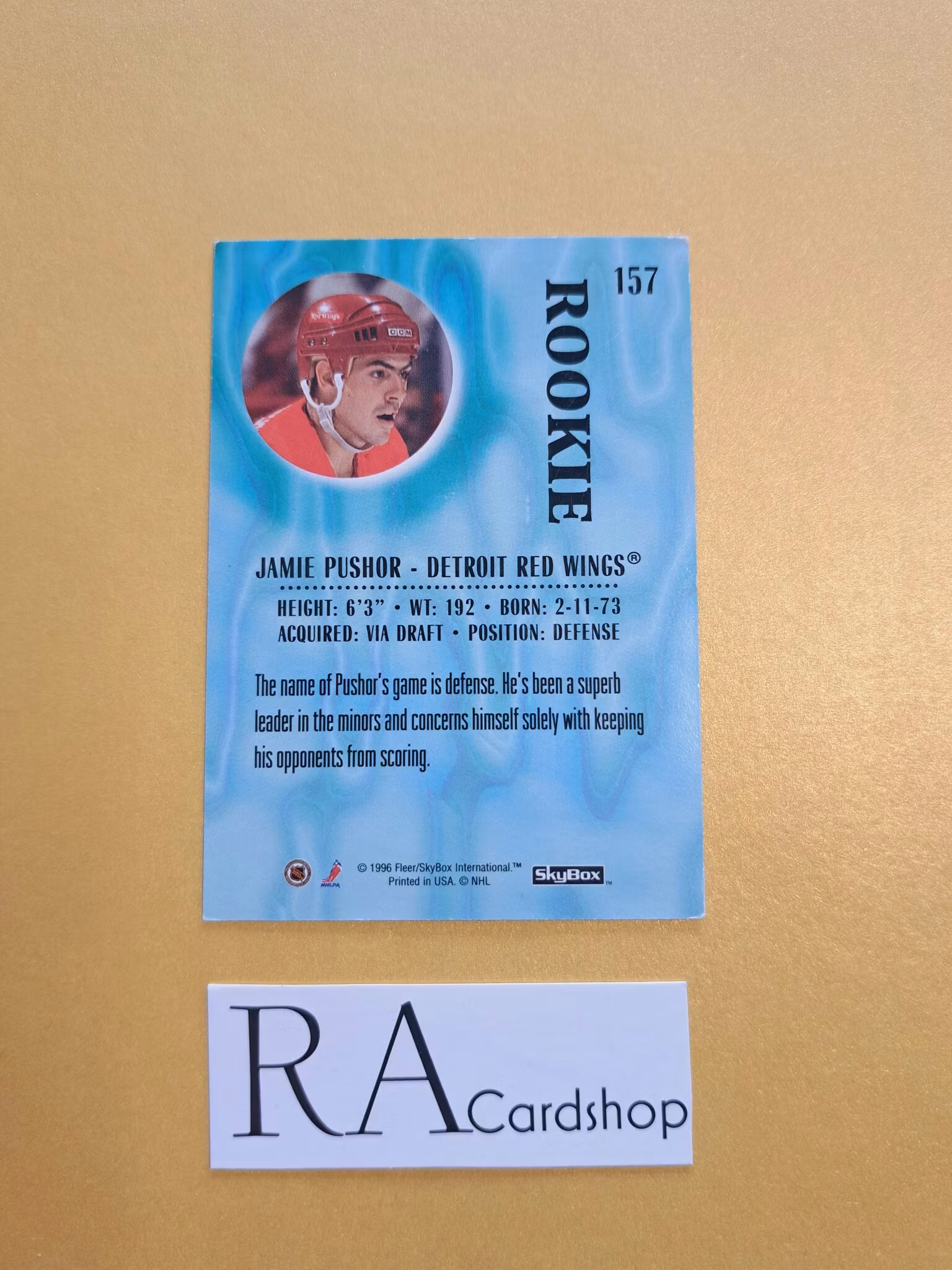 Jamie Pushor 96-97 Fleer Skybox #157 NHL Hockey