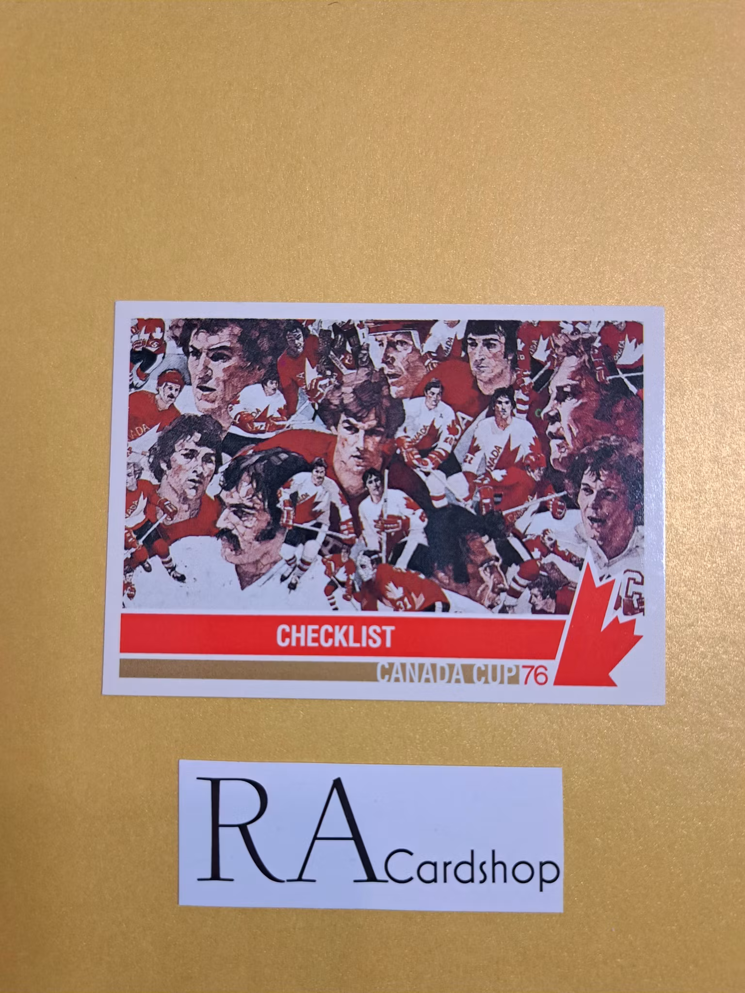 Checklist 1992-93 Future Trends '76 Canada Cup #201