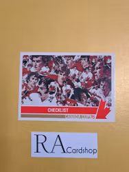 Checklist 1992-93 Future Trends '76 Canada Cup #201