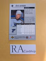 Chris Pronger 98-99 Upper Deck Black Diamond #78 NHL Hockey