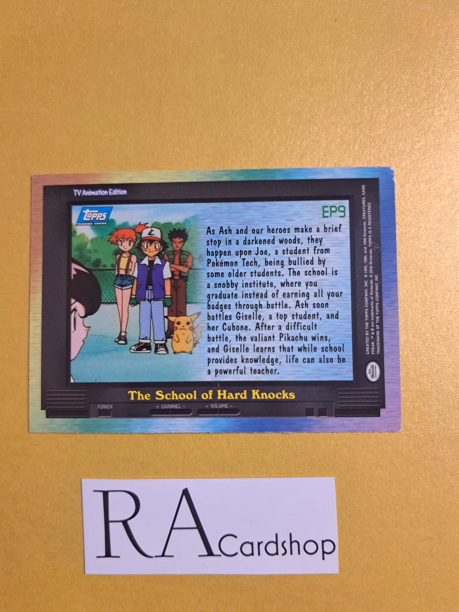 Topps Tv Animation Edition EP9 The School of Hard Knocks