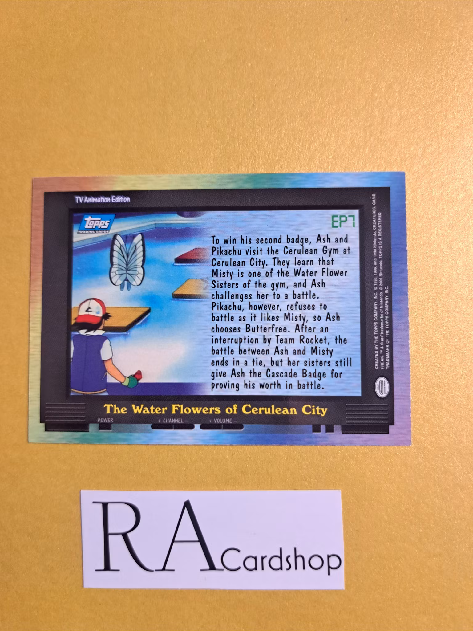 Topps Tv Animation Edition EP7 The Water Flowers of Cerulean City