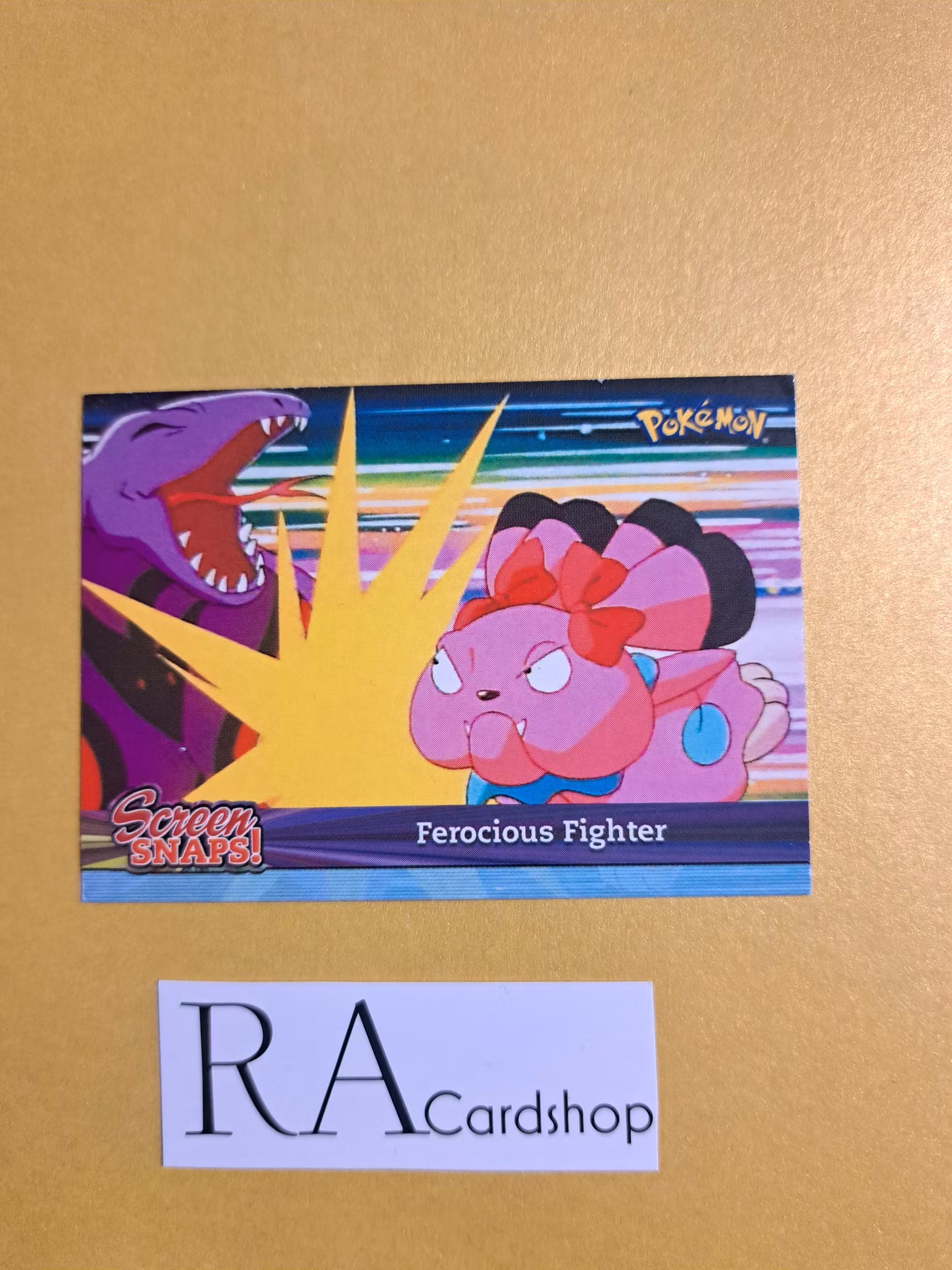 Topps Screen Snaps Snap #17 Ferocious Fighter Pokemon
