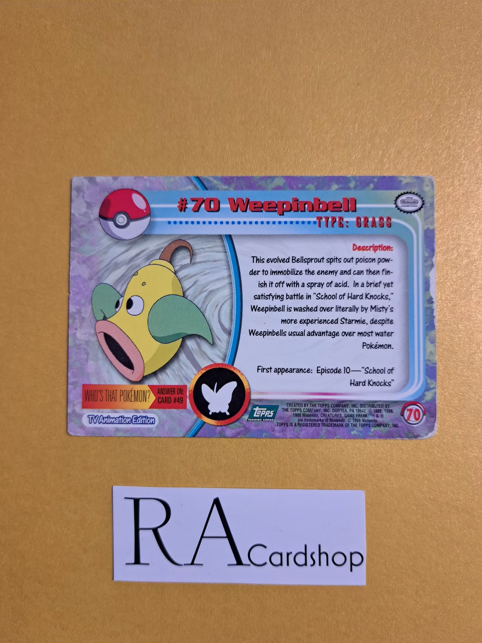 Topps Weepinbell (1) #70