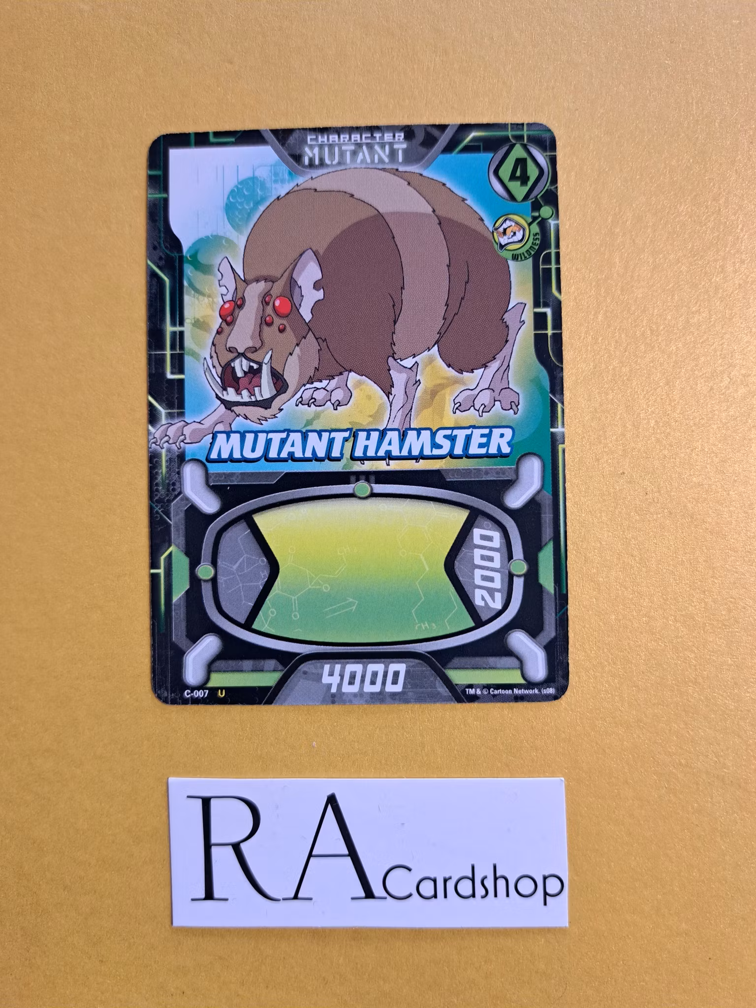 Mutant Hamster #C-007 Ben 10 CCG