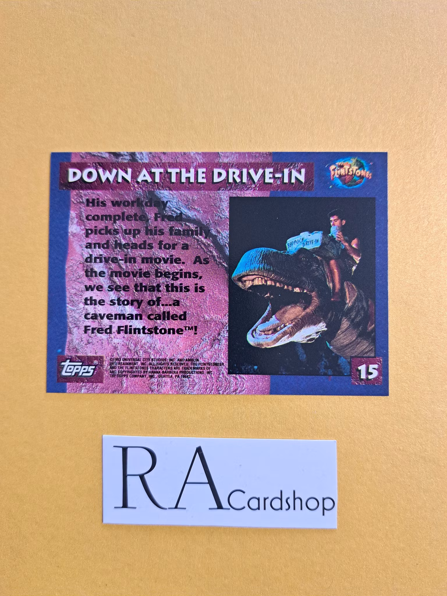 The Flintstones Topps Down at the Drive-In #15