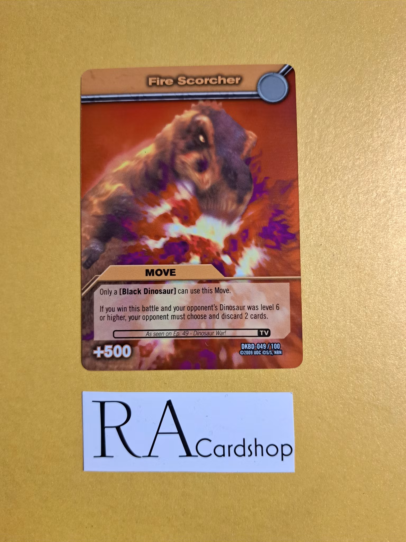 Fire Scorcher Holo DKBD-049/100 Dinosaur King
