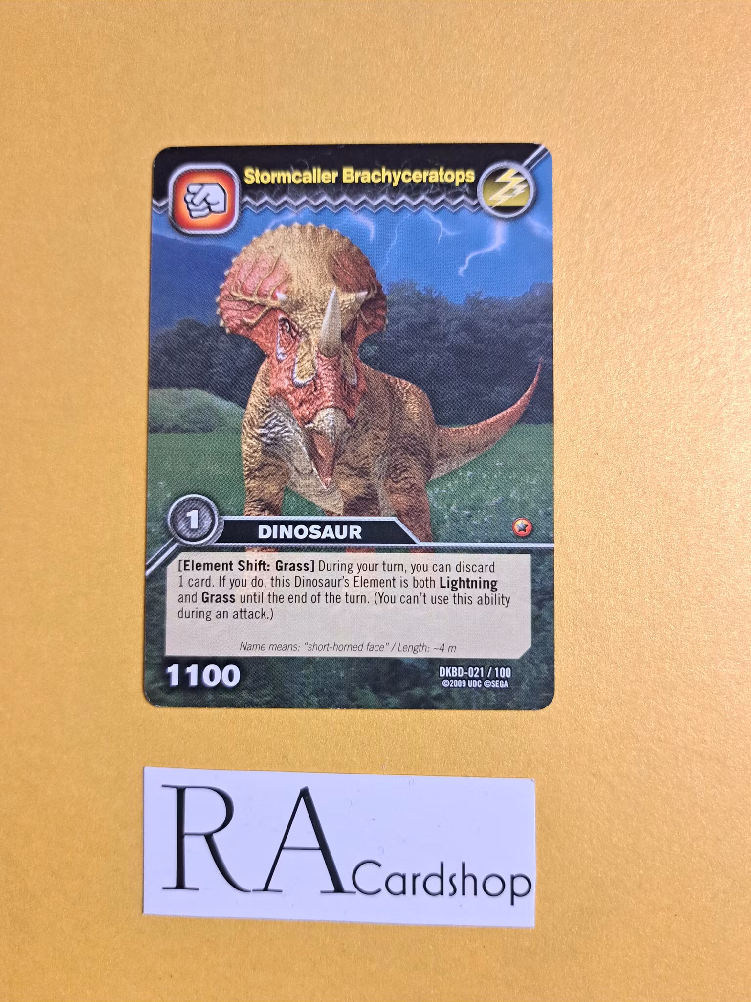Stormcaller Brachyceratops DKBD-021/100 Dinosaur King